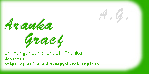 aranka graef business card